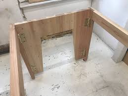Prototyping An Inexpensive Set Of Folding Table Legs Out Of Construction Lumber Core77 Folding Table Legs Diy Table Legs Folding Table Diy