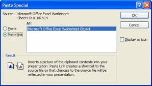 Automatic Updating Of Excel Tables In Powerpoint Slides