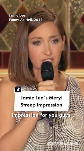 In honor of award season, we’re bringing back Jamie Lee’s 2014 impression  of Meryl Streep taking a compliment 👏🥑 #merylstreep #awardshow #oscars  #goldenglobes #comedy #standup #standupcomedy #jamielee ...