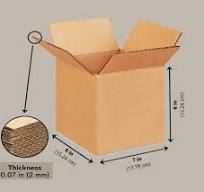 50 - 6x7x6, High Grade Corrugated Cardboard box, 2mm thick ...