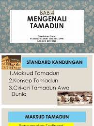 1) apakah istilah tamadun mengikut bahasa yunani 2) apakah maksud tamadun mengikut perkataan tersebut dalam bahasa arab? Bab 4 Mengenali Tamadun