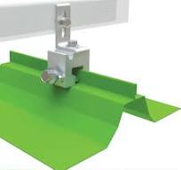 L-Foot Solar Panel Mounting Kit A2®: For Trapezoidal Metal Roofs