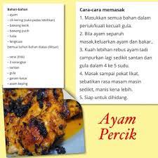 Ayam Percik Food Chicken Breakfast
