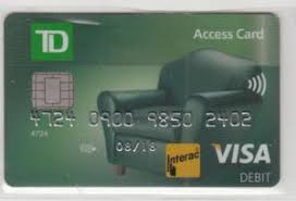 You can select or change your pin by logging into the td bank gift card website*. Bank Card Td Td Canada Trust The Toronto Dominion Bank Canada Col Ca Vi 0046