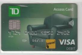 Td canada trust offers a range of financial services and products to more than 10 million canadian customers through more than 1,100 branches and 2. Bank Card Td Td Canada Trust The Toronto Dominion Bank Canada Col Ca Vi 0046