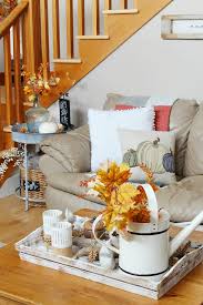 Cottage style decorating is fun, and with floral displays, candle. Fall Hygge Our Fall Family Room Home Tour Clean And Scentsible