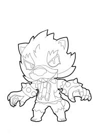 Brawl Stars Para Colorear Leon Tiburon