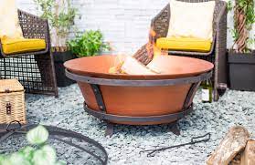 Brushed Copper Cast Iron Fire Pit Bgacicopfp 1 Cast Iron Fire Pit Fire Pit Copper Fire Pit