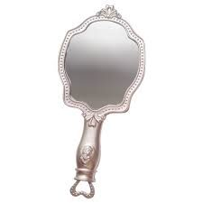 Product titleconair hand held mirror, colors may vary 1 ea (pack. Girls Cosmetic Vintage Vanity Mirror Princess Mini Make Up Hand Held Mirror Makeup Hand Mirror Unique Gift For Girl Bath Mirrors Aliexpress