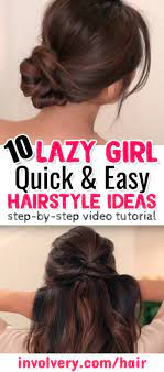 25 cute and easy hairstyles for every occasion. School Beginner Easy Hairstyles For Short Hair Step By Step Novocom Top