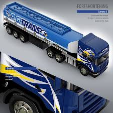 Semi Trailer Tank Truck Mock Up In 2020 Semi Trailer Trucks Tanker Trucking