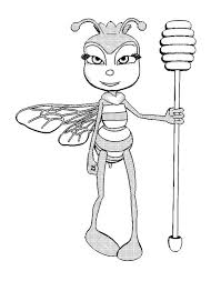 September 2, 2020 by drivecolor. Queen Bee Command To Make Honey Coloring Page Coloring Sky