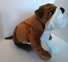 Ikea English Bulldog Klumpig Dog Gosig Brown White Stuffed Animal Plush 21 Big Ikea White Stuffed Animal Animal Plush Toys English Bulldog