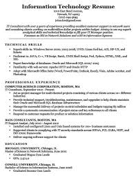 Sample resume for it specialist position. 88 By It Resumes Samples Resume Format