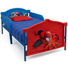 delta children marvel spider man plastic 3d footboard twin bed in 2021 spiderman bedroom convertible toddler bed toddler bed