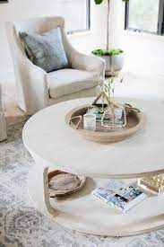 10% coupon applied at checkout. White Oak Round Coffee Table Design Ideas
