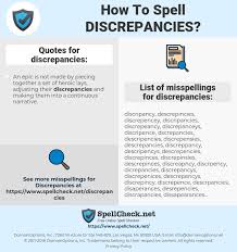How To Spell Discrepancies And How To Misspell It Too Spellcheck Net