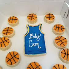 Okc Thunder Baby Shower Cookies Baby Shower Cookies Baby Shower Sugar Cookie