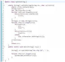 So, passing system.in to scanner allows us to parse or read string from standard input stream, which is console. How To Split String Without Using Inbuilt Functions Quora