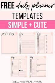 This Free Printable Daily Planner With Time Slots Will Make Life So Much Easier Daily Planner Daily Planner Printable Daily Planner Template