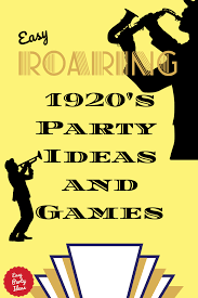 The two sided jazz trio cutouts feature black and white trumpet, sax and bass players. 20s Party Ideas Celebrate Roaring Twenties