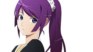 This is the list of the best 20 anime white hairstyles for anime lover girls to draw inspiration. 4593742 Senjougahara Hitagi Monogatari Series Anime Girls Blue Eyes Purple Hair Wallpaper Mocah Hd Wallpapers