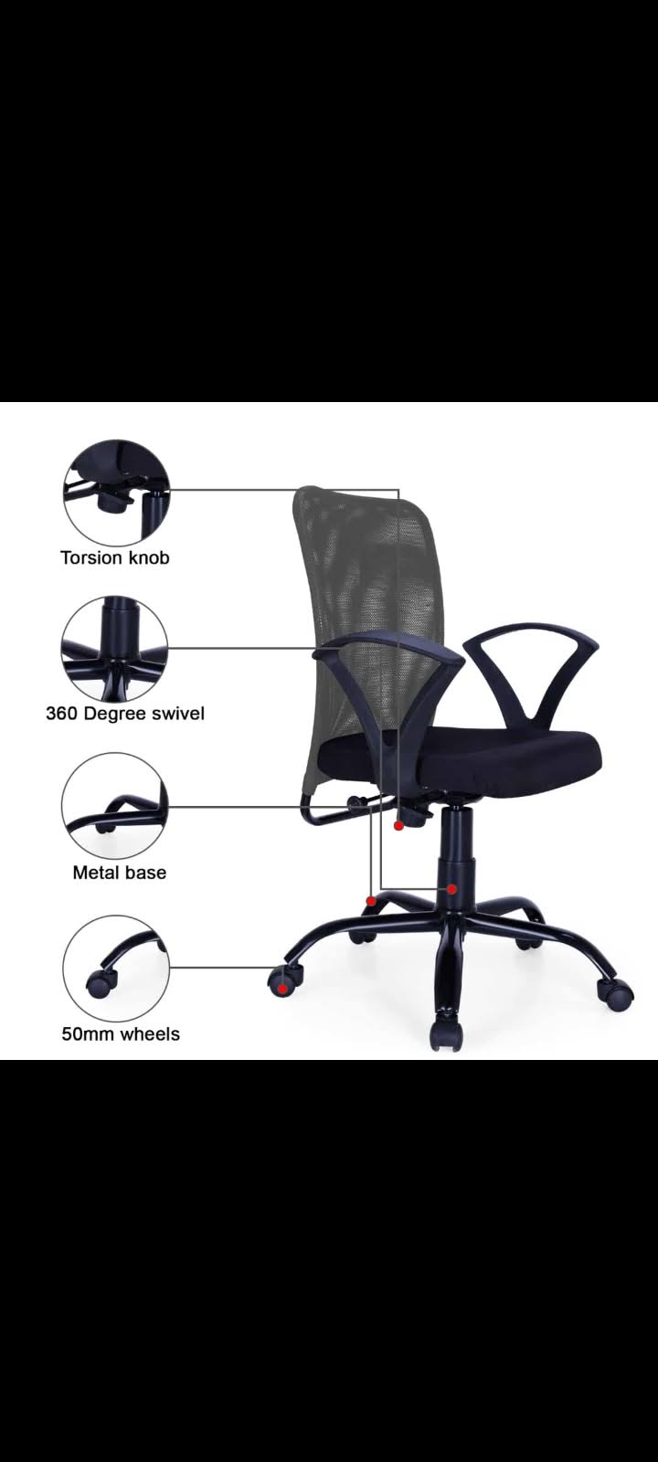 Sigma mid back revolving chair product image