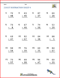 Print and cut out the selected cards. 2 Digit Subtraction With Regrouping Worksheets
