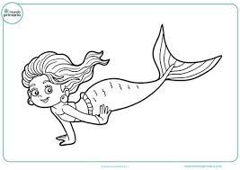 Dibujos De Sirenas Para Colorear E Imprimir Gratis Sirena Para Colorear Dibujos De Sirenas Y Dibujos