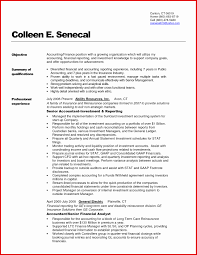 accounting internship resume objective