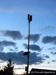Tornado Siren Outdoor Warning Siren With Solar Backup Sirens Wind Turbine Solar
