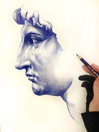 Portrait Sketch By Masha Prilutzki Portrait Portrait Sketch Marker Portrait