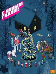 Happy New Year Card In Russia This Holydays Are Doubled Because Of Additional Date From Julian Calendar Pixel Art Art Pixel