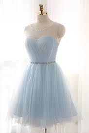 Cute Blue Tulle Short Prom Dress For Teens Prom Dresses For Teens Homecoming Dresses Short Hoco Dresses