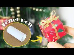 簡単 トイレットペーパーの芯で作るクリスマスのオーナメント diy christmas ornament out of toilet roll youtube クリスマス オーナメント クリスマス トイレットペーパー オーナメント