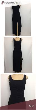 Abs Allen Schwartz Dress S Long Black Sleeveless Allen Schwartz Dress Clothes Design Fashion