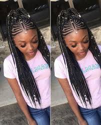 Pin By Arielle On Hairstyles African Hair Braiding Styles Braided Hairstyles Hairdo For Long Hair