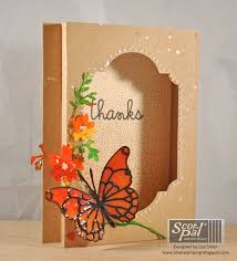 Place oval template in the center of one of the scored quarter sheets. Scor Pal Butterfly Shadow Box By Lisa Silver Box Cards Tutorial Shaped Cards Fancy Fold Cards