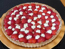 Tarte Aux Fraises A La Creme De Citron Tarte Aux Fraises Creme Au Citron Alimentation