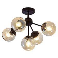 Use the filters to help you find. Buy Modern Black Ceiling Light Fixture Semi Flush Mount Chandelier 5 Light For Bedroom Kitchen Farmhouse Hallway Foyer Passage Online In Turkey B08k74rxy4