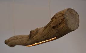 boomstam met ledlicht zelf maken lampen boomstam lampen maken