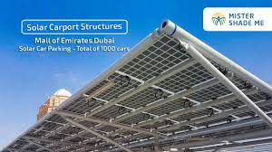 Solar Carport Structures In Uae We Mister Shade Doing Solar Car Park Structures Building Roof Or Custom Steel Structures For Fixing Sol Solar Pv Solar Carport