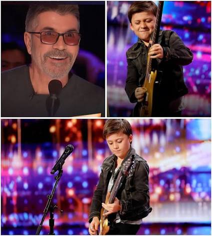 10-year-old Bay Melnick Virgolino's jaw-dropping guitar performance on America's Got Talent 2025