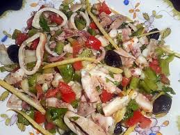Salade De Poulpe A La Mediterraneenne Recette En 2020 Salade De Poulpe Recette Poulpe Salade