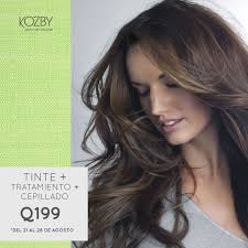 Tenemos una semana de promociones para ti! Del 21 al 28 de agosto en Kozby  Tikal Futura puedes cambiar el look y recuperar la vitalidad de tu cabello.  *Te esperamos de 10:00 a 17:30 hrs