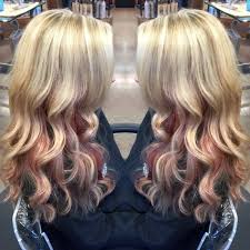 Soft Blonde With Subtle Red Lowlights Hair By Trisha Browning At Fringe Salon Lennon Mi Avedacolor Fringelennon Hair Blonde Hair Red Lowlights Hair Blonde