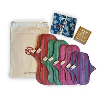Eco-friendly period care starter kit, AI generated