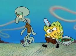 More images for spongebob and squidward smiling meme » Pizza Delivery Spongebob Squarepants Wikipedia The Free Encyclopedia Spongebob Painting Spongebob Drawings Spongebob