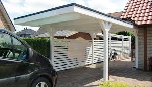 Carport In Weiss Sparen Sie Nicht Beim Holzschutz Im Ratgeber Auf Easycarport De