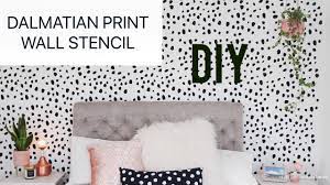 Thanks for watching!so recently i got a new setup. Dalmatian Wall Stencil It Works And Its Cheap Youtube